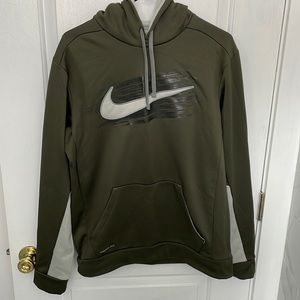 Nike Olive Green Hoodie Sweatshirt